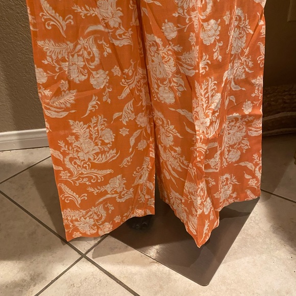 Floral lined wide-leg jumpsuit - Picture 4 of 10